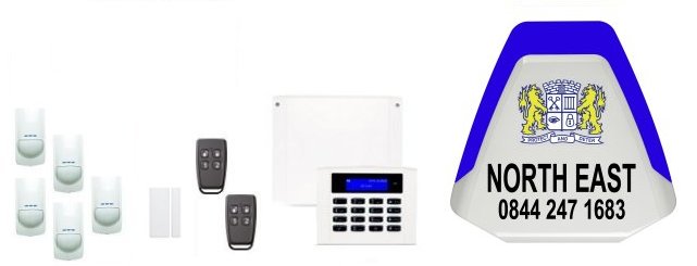 North East England served by NorthEast Alarm Installers - Orisec Intruder Alarms and Home Automation